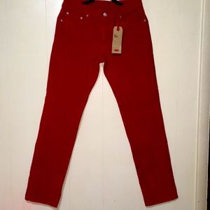 Red Corduroy Pants